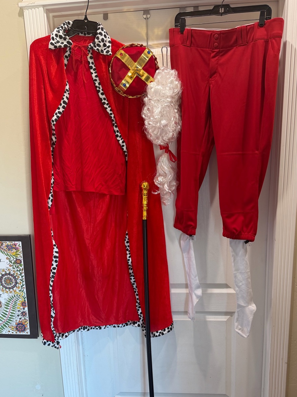 King George Adult Costume with Cape and Scepter (from Hamilton)